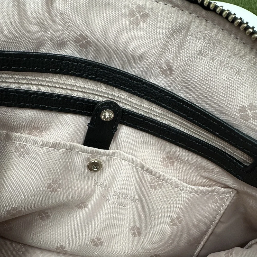 Kate Spade black‎ Crossbody handbag Black With Pink Interior